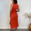 Conjunto Feminino Jade Regata e Saia Midi Coral - Fernanda Ramos Store