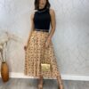 Cropped Feminino Canelado Ayla com Aplicações Preto - Fernanda Ramos Store