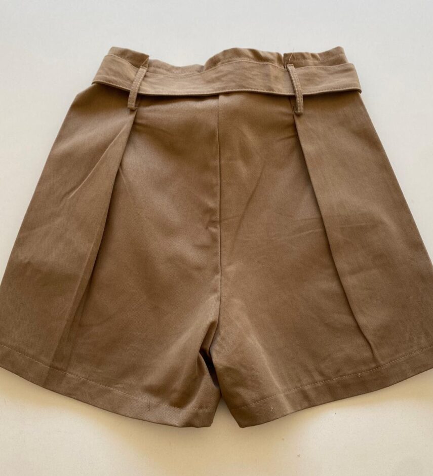 Short Feminino Jéssica com Amarração Terra - Fernanda Ramos Store
