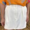 Short Saia Feminino Alfaiataria Maitê Branco - Fernanda Ramos Store