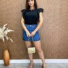 fernandaramosstore com br Blusa Feminina Juliana Detalhe em Laise Preta 2