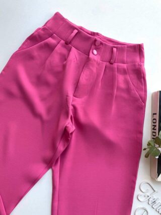 Calça Feminina Alice 2 Botões Rosa - Fernanda Ramos Store