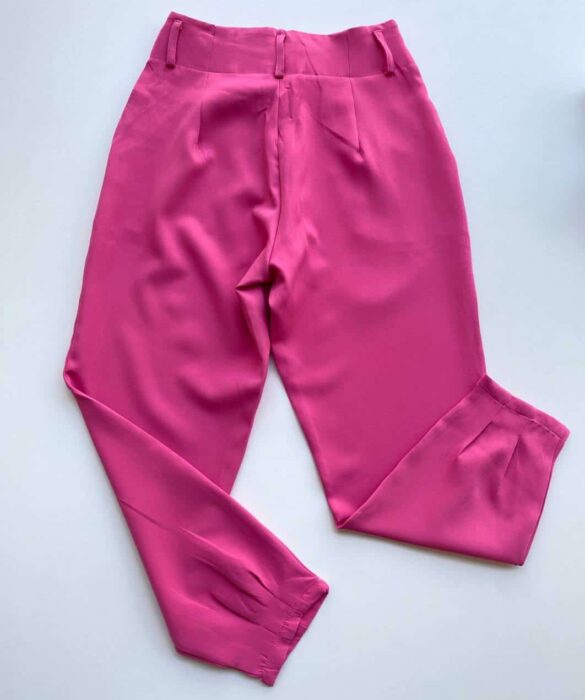 Calça Feminina Alice 2 Botões Rosa - Fernanda Ramos Store