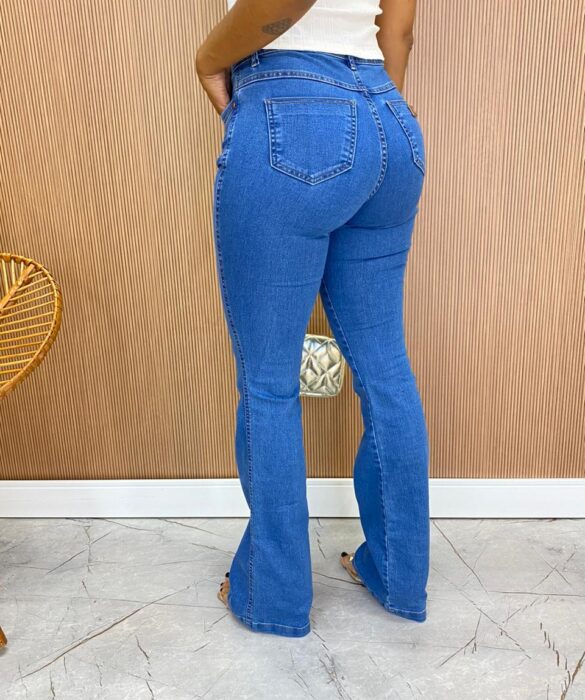 Calça Jeans Feminina Flare Klymene - Fernanda Ramos Store