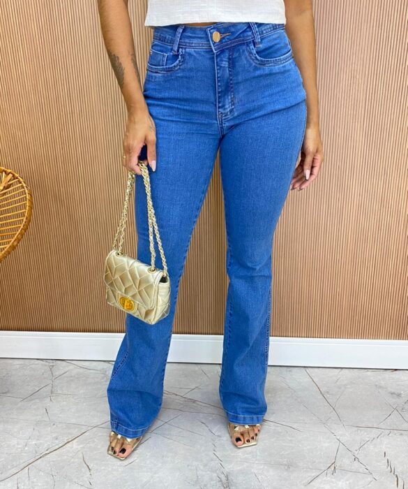 Calça Jeans Feminina Flare Klymene - Fernanda Ramos Store