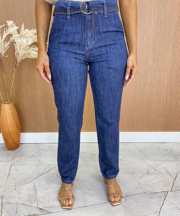 Calça Jeans Feminina Reta 29394 - Fernanda Ramos Store