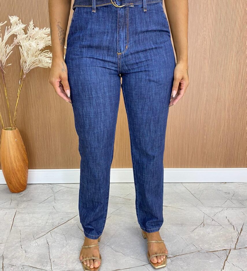 Calça Jeans Feminina Reta 29394 - Fernanda Ramos Store