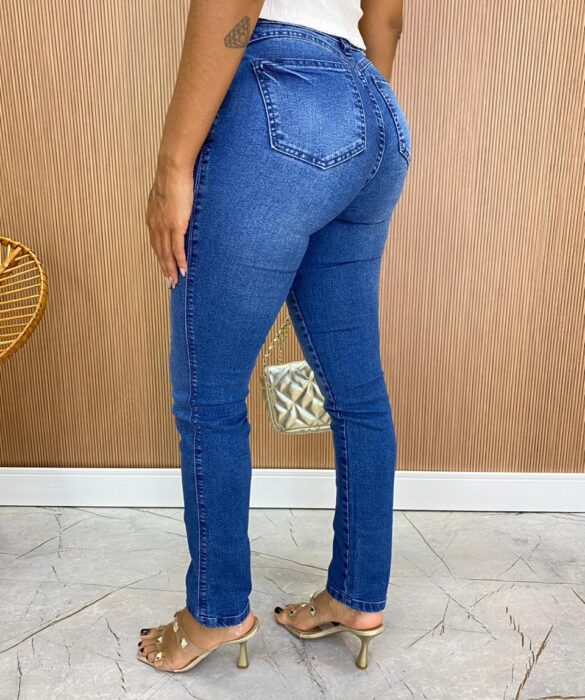 Calça Jeans Feminina Skinny Brenda Escura - Fernanda Ramos Store