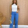 Calça Jeans Feminina Wide Leg Doris - Fernanda Ramos Store