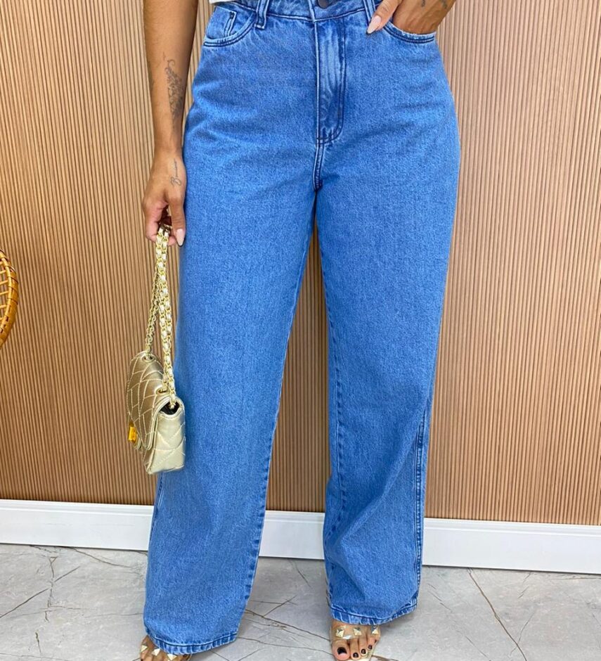 Calça Jeans Feminina Wide Leg Doris - Fernanda Ramos Store
