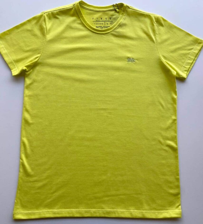 fernandaramosstore com br Camiseta Masculina Basic Ocass Plus Size Verde Lima 2
