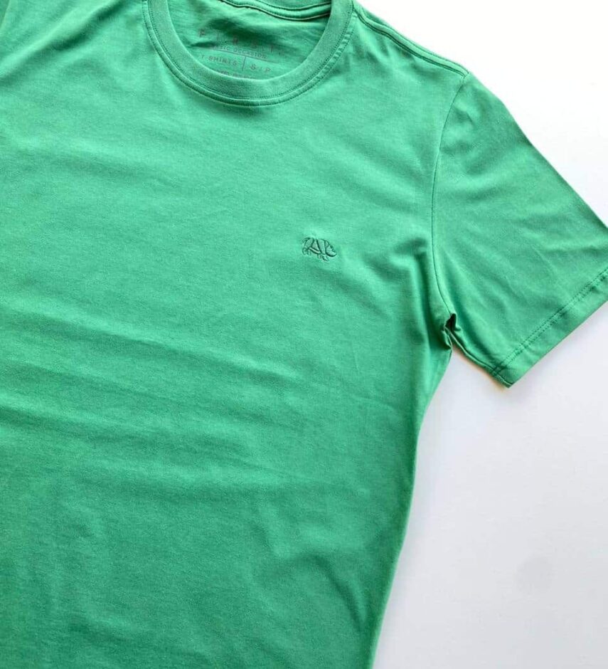 Camiseta Masculina Verde Amazônia Basic Ocass Cor 16 - Fernanda Ramos Store