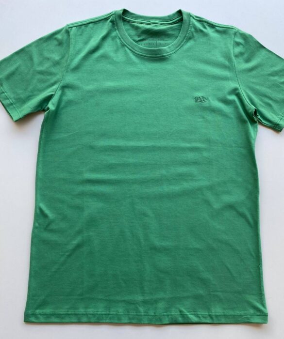 Camiseta Masculina Verde Amazônia Basic Ocass Cor 16 - Fernanda Ramos Store