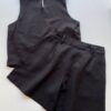 Conjunto Feminino Cléo Short e Cropped Alongado Preto - Fernanda Ramos Store