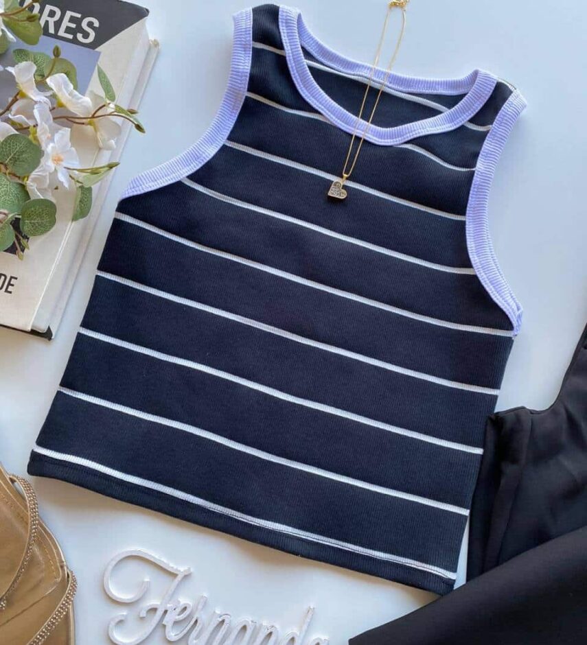 fernandaramosstore com br Cropped Feminino Canelado Heloisa Listrado Preto 1