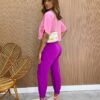 Cropped Feminino sem Bojo Follow Your Dreams Rosa - Fernanda Ramos Store