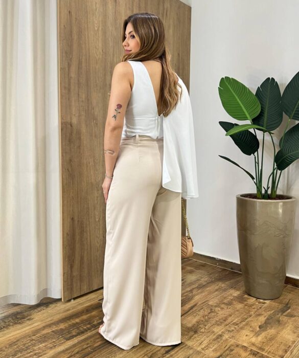 Cropped Feminino sem Bojo Isabella Branco - Fernanda Ramos Store