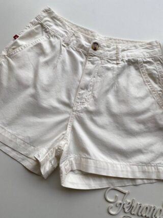 fernandaramosstore com br Short Feminino com Pregas Sarja Branco 094606 1