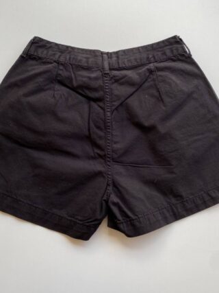 Short Feminino com Pregas Sarja Preto 094606 - Fernanda Ramos Store