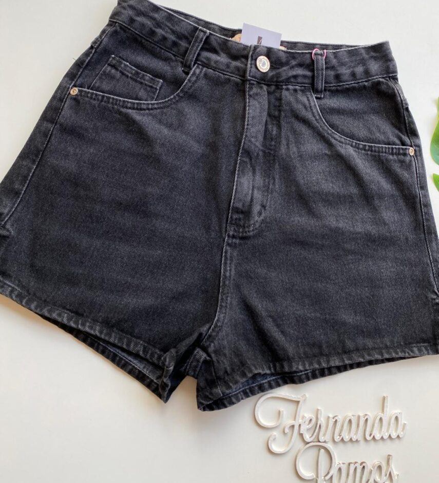 Short Jeans Feminina Hot Débora Preto - Fernanda Ramos Store