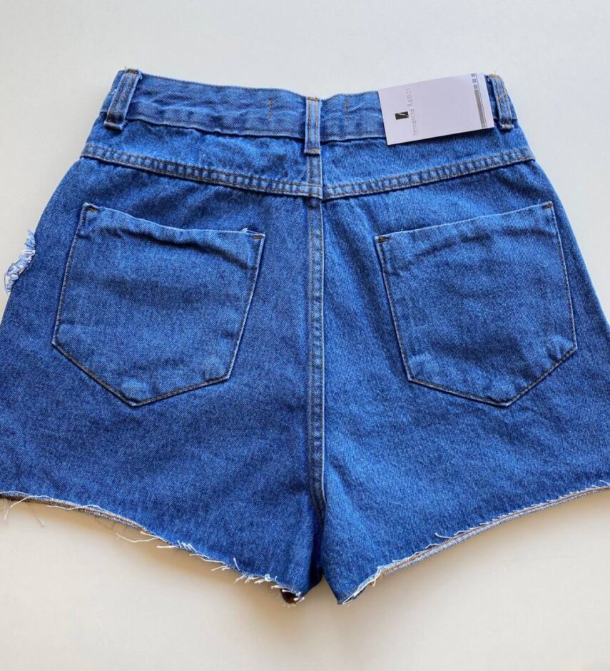 Short Jeans Feminina Hot Love Super Stone - Fernanda Ramos Store
