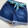 fernandaramosstore com br Short Jeans Feminino Cintura Alta com Cinto Estampado 1