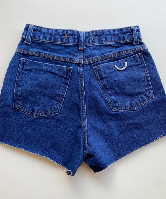 Short Jeans Feminino Cintura Alta Tradicional 1154 - Fernanda Ramos Store