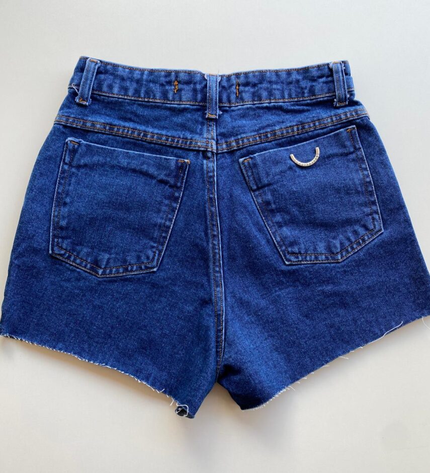 Short Jeans Feminino Cintura Alta Tradicional 1154 - Fernanda Ramos Store