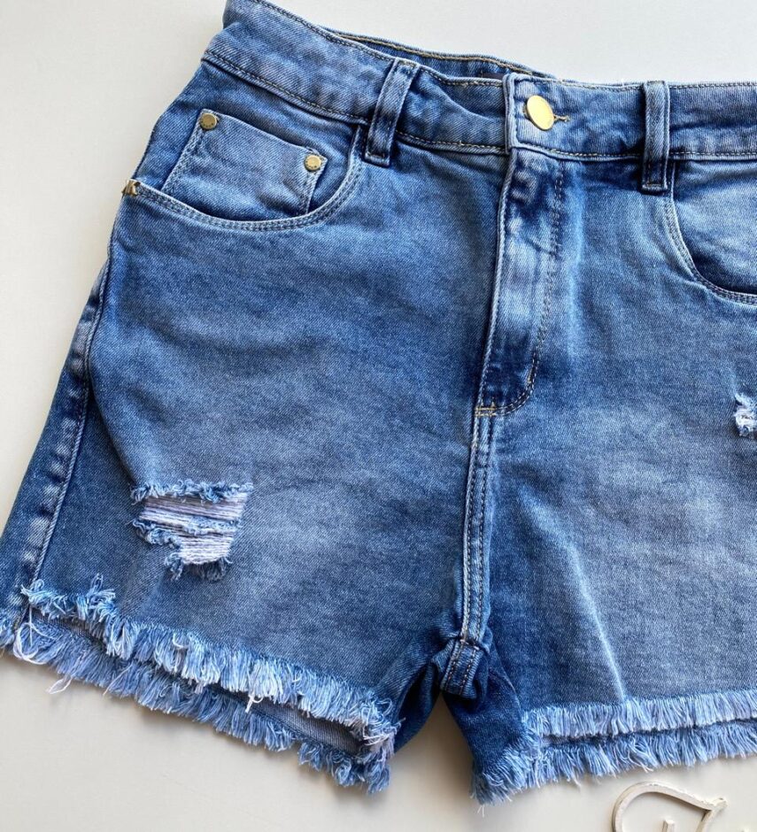 Short Jeans Feminino Confort 53396 - Fernanda Ramos Store