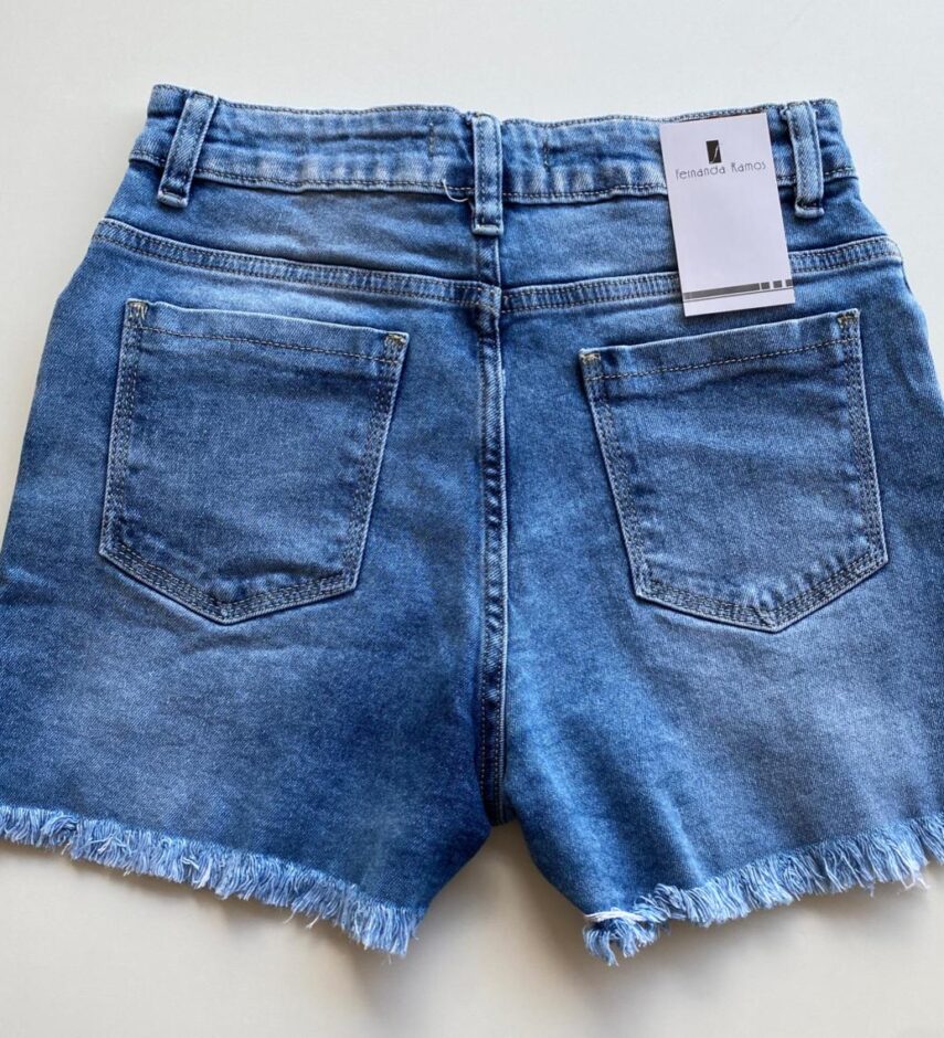 Short Jeans Feminino Confort 53396 - Fernanda Ramos Store