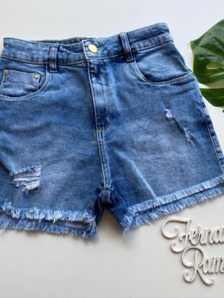 Short Jeans Feminino Confort 53396 Fernanda Ramos Store