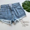 Short Jeans Feminino Lavagem Clara Curto 53365 Fernanda Ramos Store