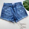 Short Jeans Feminino Meia Coxa 53382 Fernanda Ramos Store