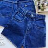 Short Jeans Feminino Mom Lavagem Escura 282 - Fernanda Ramos Store