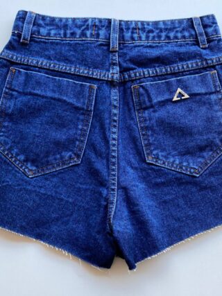 Short Jeans Feminino Mom Lavagem Escura 282 - Fernanda Ramos Store