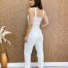 fernandaramosstore com br Top Cropped Feminino sem Bojo com Lastex Sarja Branco 3