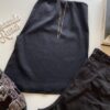 Blusa Feminina Canelada Tomara que Caia Preta - Fernanda Ramos Store