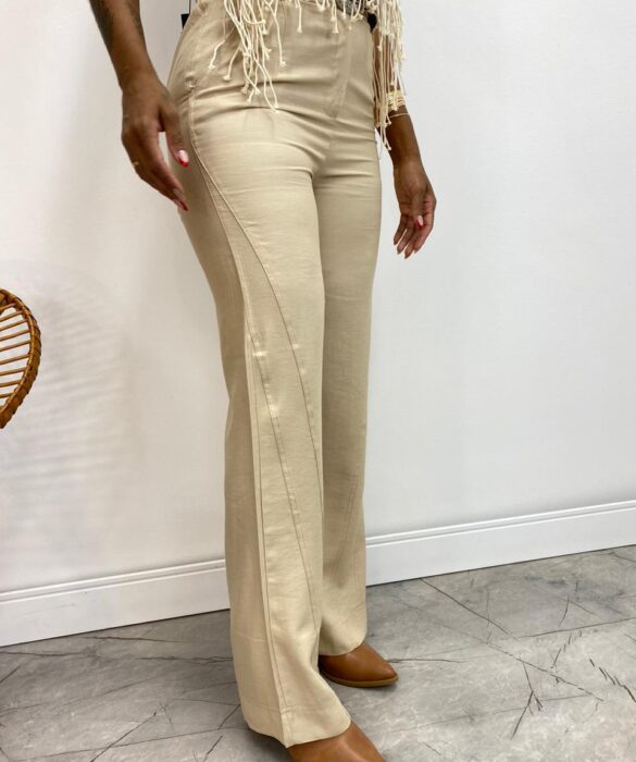 Conjunto Feminino Fernanda Cropped sem Bojo e Calça Cru - Fernanda Ramos Store