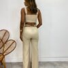 Conjunto Feminino Fernanda Cropped sem Bojo e Calça Cru - Fernanda Ramos Store