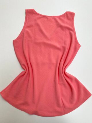 Regata Feminina Crepe Alça Grossa Yasmim Rosa - Fernanda Ramos Store