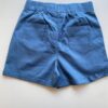 Short Feminino Sarja com Detalhe em Pregas Mariah Azul - Fernanda Ramos Store