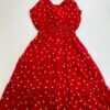 Vestido Feminino Curto com Bojo Bia Estampa Floral Vermelho - Fernanda Ramos Store