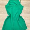 Vestido Feminino Curto sem Bojo Alça Regulável Milena Verde - Fernanda Ramos Store