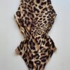 Body Feminino sem Bojo Regata Poliamida Liz Animal Print - Fernanda Ramos Store