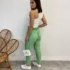 Calça Feminina Clochard Cropped com Cinto Liocel Verde - Fernanda Ramos Store