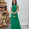 Vestido Longo Lolo Verde sem Bojo e Amarração - Fernanda Ramos Store