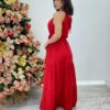 fernandaramosstore com br Vestido Longo Luana Vermelho sem Bojo e Amarração 2