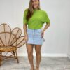 Blusa Feminina Manga Curta Modal Ariane Verde - Fernanda Ramos Store