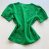 Blusa Feminina Manga Curta Valentina de Laise Verde - Fernanda Ramos Store