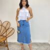 Cropped Bata Feminino sem Bojo com Babados Branco - Fernanda Ramos Store